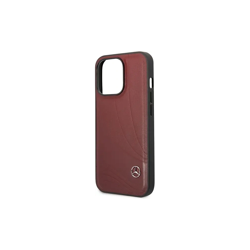 Hurtownia GSM - Etui Mercedes MEHCP14L8ROLR Apple iPhone 14 Pro hardcase Leather Wave Patern czerwony/red - MRS127 - {ean13} - Hurt