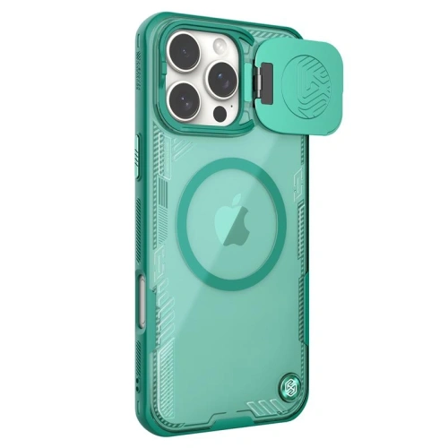 Etui Nillkin Iceblade Prop Magnetic Case Apple iPhone 16 Pro Max green/zielony