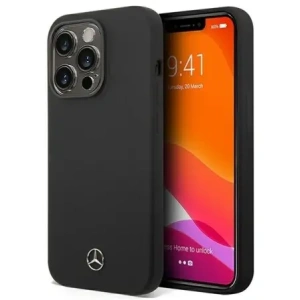 Hurtownia GSM - Etui Mercedes MEHCP14LSILBK Apple iPhone 14 Pro hardcase Silicone Line czarny/black - MRS131 - {ean13} - Hurt
