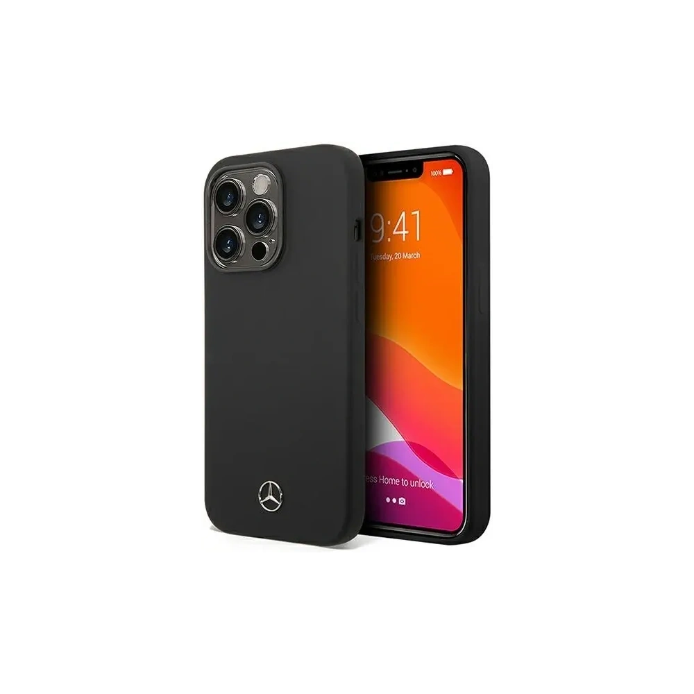 Hurtownia GSM - Mercedes MEHCP14LSILBK Apple iPhone 14 Pro Hardcase Silikonlinie schwarz - MRS131 - {ean13} - Hurt