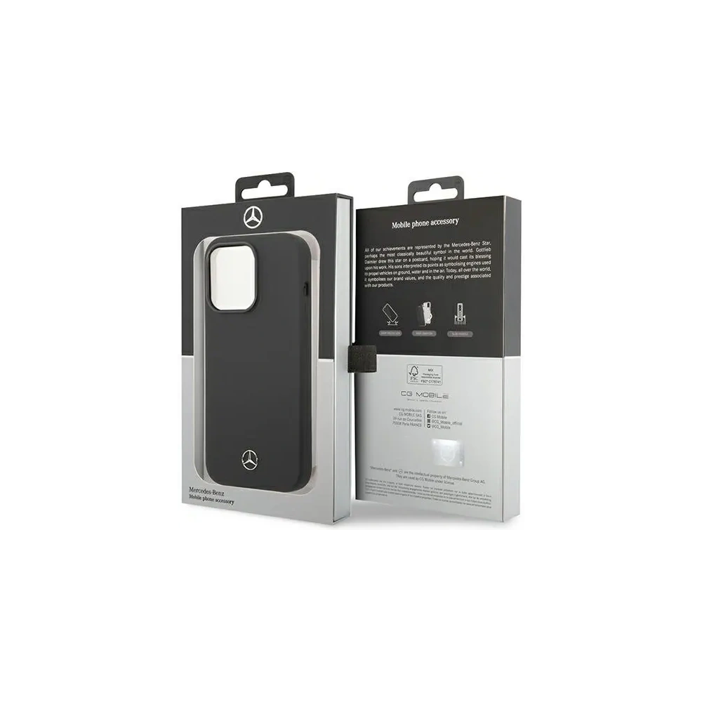Hurtownia GSM - Mercedes MEHCP14LSILBK Apple iPhone 14 Pro Hardcase Silikonlinie schwarz - MRS131 - {ean13} - Hurt