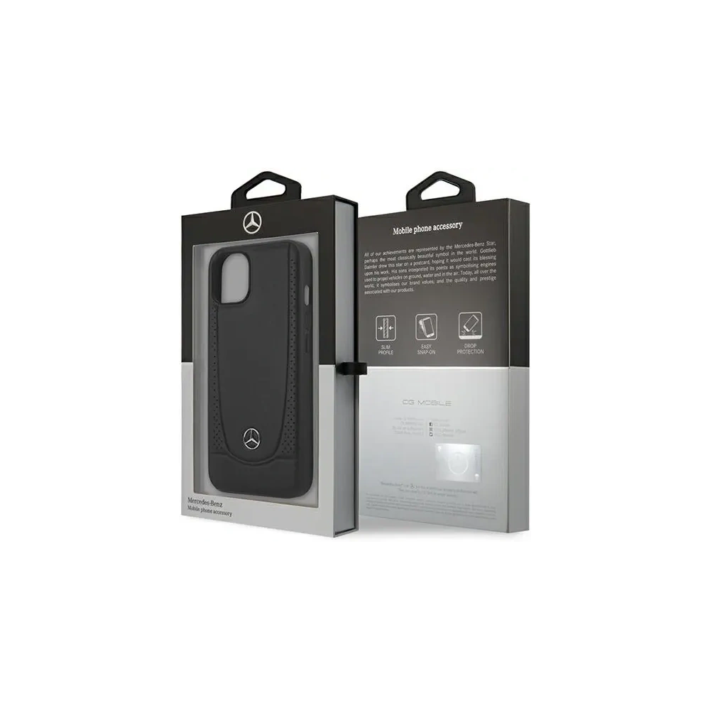 Hurtownia GSM - Mercedes MEHCP14MARMBK Apple iPhone 14 Plus / 15 Plus carcasă din piele Urban neagră - MRS132 - {ean13} - Hurt