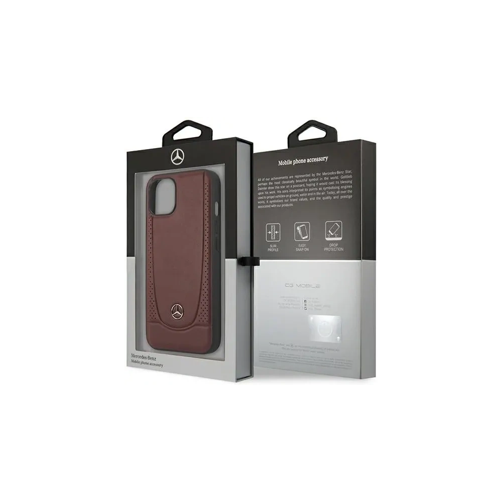 Hurtownia GSM - Mercedes MEHCP14MARMRE Apple iPhone 14 Plus / 15 Plus Hardcase Leder Urban Bengale rot - MRS133 - {ean13} - Hurt