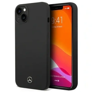 Hurtownia GSM - Mercedes MEHCP14MSILBK Apple iPhone 14 Plus / 15 Plus carcasă dură din silicon Linia neagră - MRS134 - {ean13} - Hurt