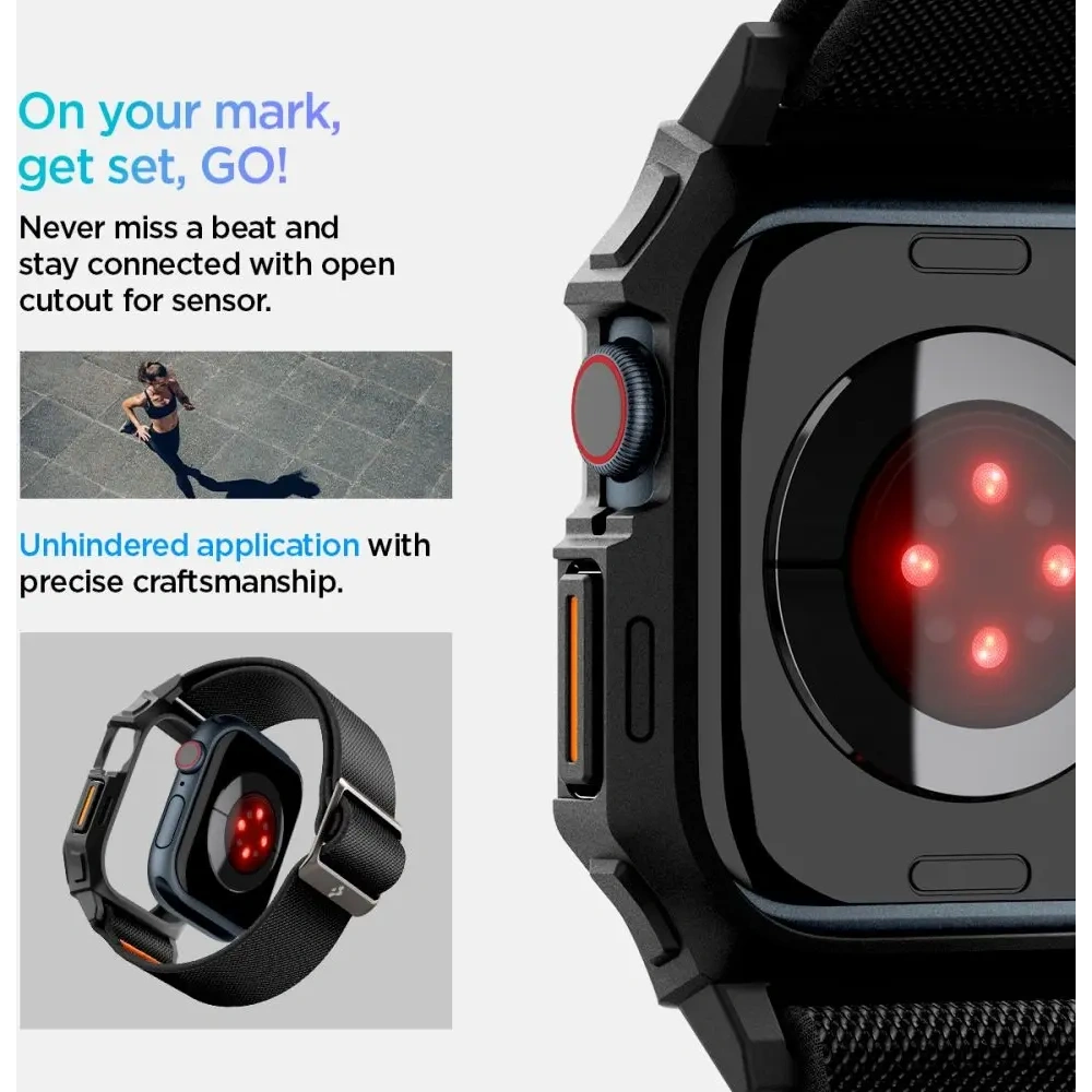 Hurtownia GSM - Spigen Lite Fit Pro Apple Watch 10 46mm Matt Fekete - SPN16523 - {ean13} - Hurt