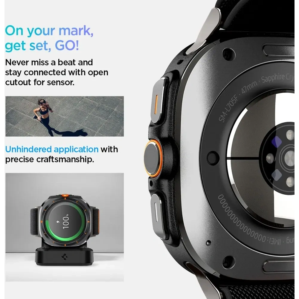 Hurtownia GSM - Spigen Fit Lite Samsung Galaxy Watch Ultra 47mm Negru - SPN16524 - {ean13} - Hurt