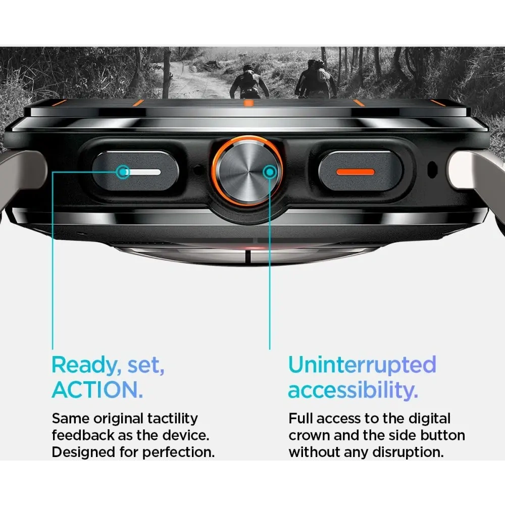 Wholesale Spigen Fit Lite Samsung Galaxy Watch Ultra 47mm Black - SPN16524 - {ean13} - Hurt
