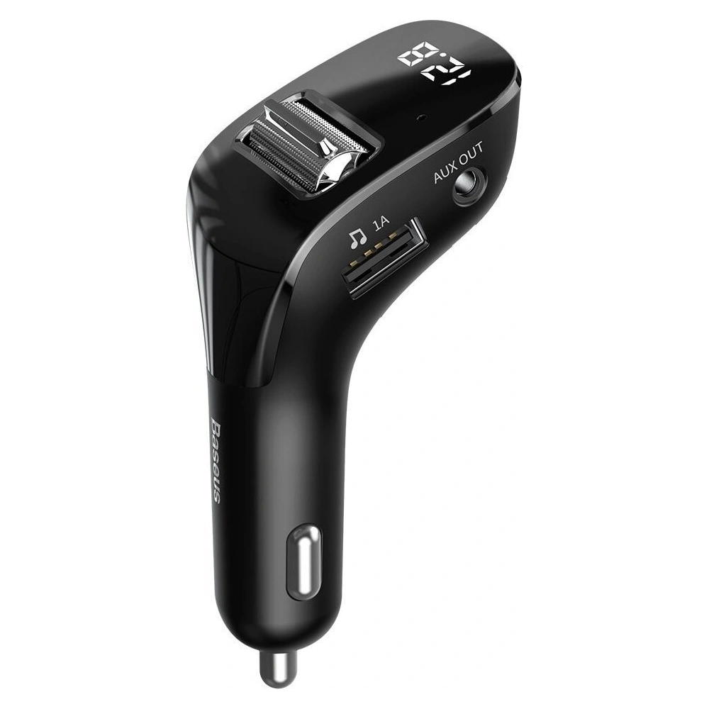 Hurtownia GSM - Transmiter FM Baseus Streamer F40, AUX, Bluetooth 5.0, 2x USB, 3A (czarny) - BSU1290BLK - {ean13} - Hurt