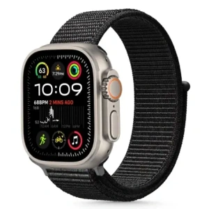 Hurtownia GSM - Pasek Tech-Protect Nylon Apple Watch 6 / 7 / 8 / 9 / 10 / SE / Ultra 1 / 2 44/45/46/49mm Černý - THP3416 - {ean13} - Hurt