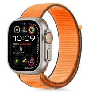 Hurtownia GSM - Pásek Tech-Protect Nylon Apple Watch 6 / 7 / 8 / 9 / 10 / SE / Ultra 1 / 2 44/45/46/49mm Kumquat - THP3418 - {ean13} - Hurt