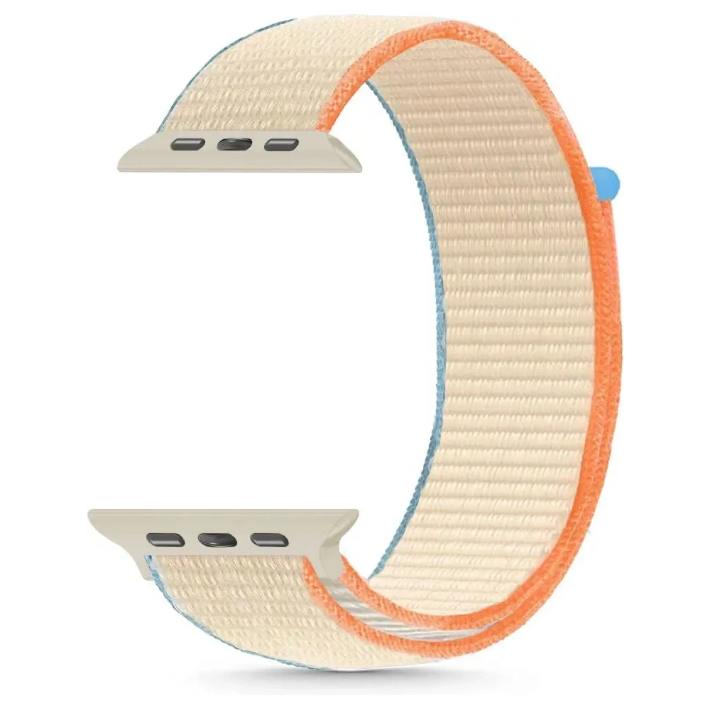 Hurtownia GSM - Tech-Protect Nylon Apple Watch 6 / 7 / 8 / 9 / 10 / SE 40/41/42mm Crem - THP3419 - {ean13} - Hurt