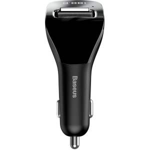 Hurtownia GSM - Transmiter FM Baseus Streamer F40, AUX, Bluetooth 5.0, 2x USB, 3A (czarny) - BSU1290BLK - {ean13} - Hurt