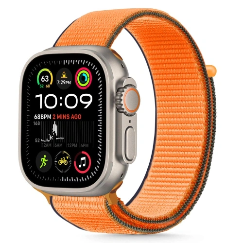 Pasek Tech-Protect Nylon Apple Watch 6 / 7 / 8 / 9 / 10 / SE 40/41/42mm Kumquat