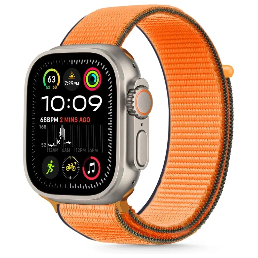 Hurtownia GSM - Tech-Protect Nylon Apple Watch 6 / 7 / 8 / 9 / 10 / SE 40/41/42mm Kumquat - THP3420 - {ean13} - Hurt