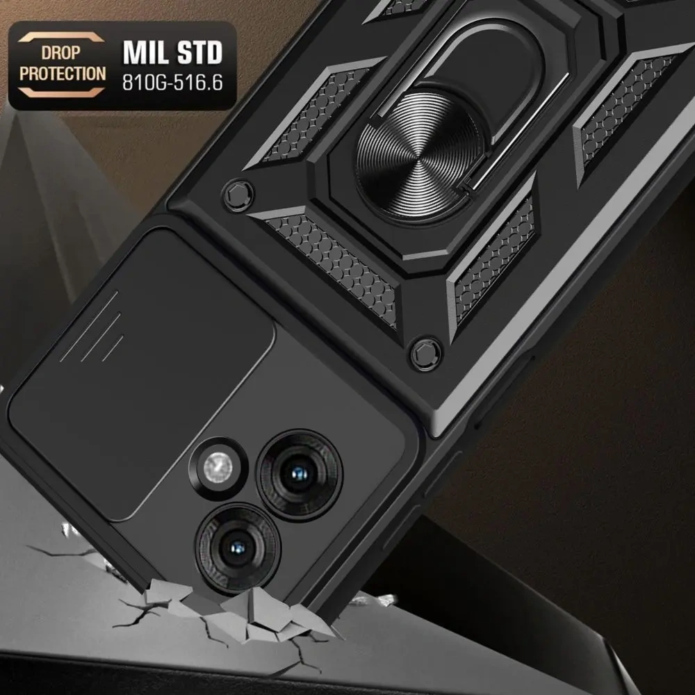 Hurtownia GSM - Tech-Protect Camshield Pro Motorola Moto G55 5G Schwarz - THP3421 - {ean13} - Hurt
