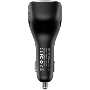 Hurtownia GSM - Transmiter FM Baseus Streamer F40, AUX, Bluetooth 5.0, 2x USB, 3A (czarny) - BSU1290BLK - {ean13} - Hurt