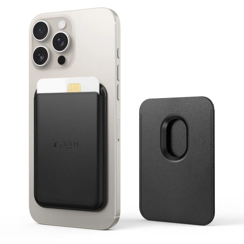 Uchwyt na karty Tech-Protect MagWallet MagSafe Universal Magnetic Card Holder Black
