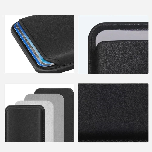 Uchwyt na karty Tech-Protect MagWallet MagSafe Universal Magnetic Card Holder Black