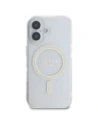 Hurtownia GSM - Guess GUHMP16MHFGERET Apple iPhone 16 Plus hardcase IML Glitter Circle MagSafe transparent - GUE4083 - {ean13} - Hurt