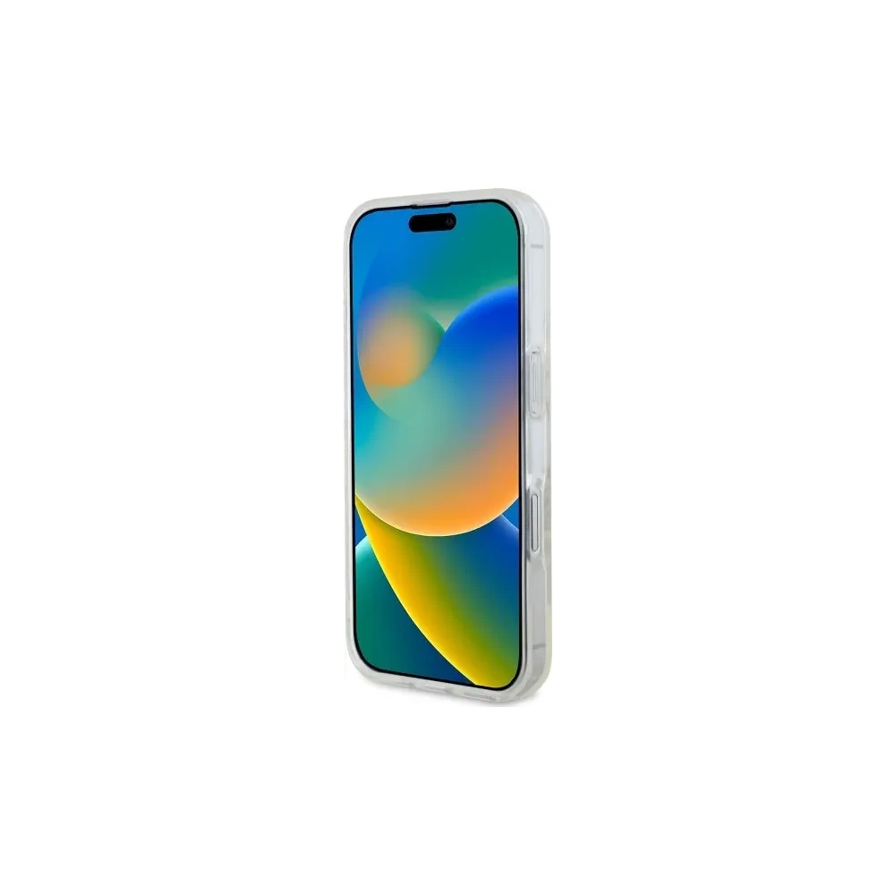 Hurtownia GSM - Etui Guess GUHMP16MHFGERET Apple iPhone 16 Plus hardcase IML Glitter Circle MagSafe průhledný/transparentní - GUE4083 - {ean13} - Hurt