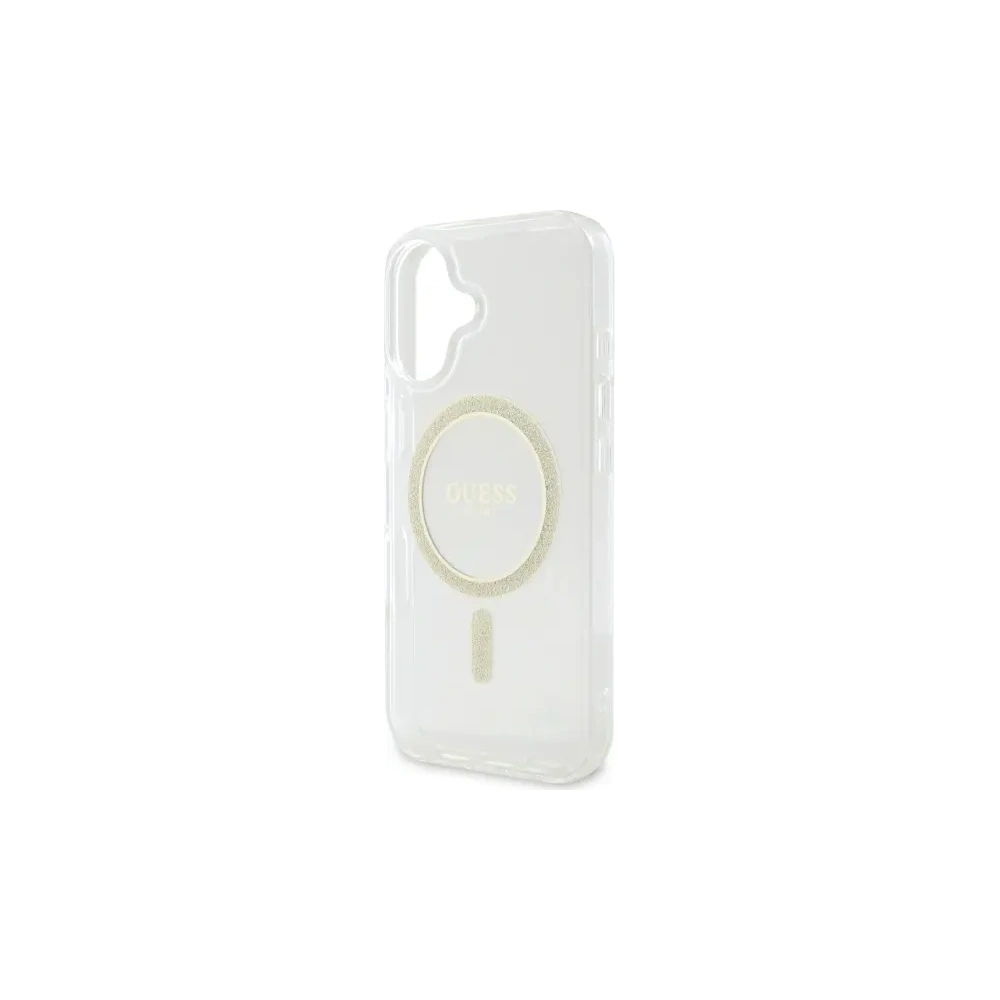 Hurtownia GSM - Guess GUHMP16MHFGERET Apple iPhone 16 Plus kemény hátlap IML Glitter Circle MagSafe átlátszó - GUE4083 - {ean13} - Hurt