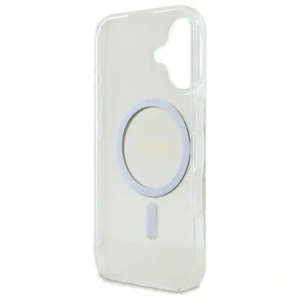 Wholesale Guess GUHMP16MHFGERET Apple iPhone 16 Plus hardcase IML Glitter Circle MagSafe transparent - GUE4083 - {ean13} - Hurt