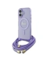 Hurtownia GSM - Etui Guess GUHMP16SHCTSGNSU Apple iPhone 16 hardcase Crossbody Cord Script MagSafe fioletowy/purple - GUE4085 - {ean13} - Hurt