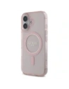 Hurtownia GSM - Etui Guess GUHMP16SHFGEREP Apple iPhone 16 hardcase IML Glitter Circle MagSafe růžový/pink - GUE4086 - {ean13} - Hurt