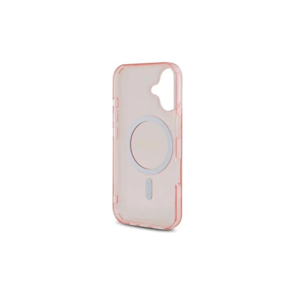 Hurtownia GSM - Etui Guess GUHMP16SHFGEREP Apple iPhone 16 hardcase IML Glitter Circle MagSafe růžový/pink - GUE4086 - {ean13} - Hurt