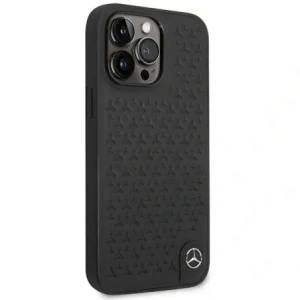 Hurtownia GSM - Etui Mercedes MEHCP14X8REMPK Apple iPhone 14 Pro Max hardcase Leather Stars Pattern czarny/black - MRS138 - {ean13} - Hurt