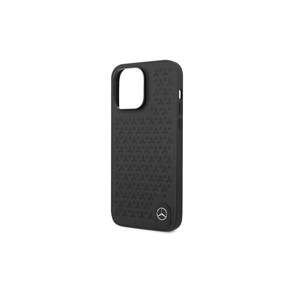 Wholesale Mercedes MEHCP14X8REMPK Apple iPhone 14 Pro Max hardcase Leather Stars Pattern black - MRS138 - {ean13} - Hurt