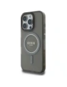 Wholesale Guess GUHMP16XHFGEREK Apple iPhone 16 Pro Max hardcase IML Glitter Circle MagSafe black - GUE4088 - {ean13} - Hurt