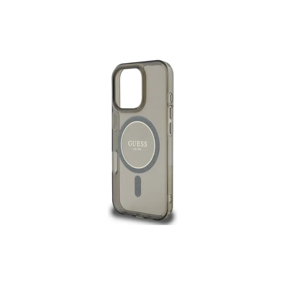 Hurtownia GSM - Guess GUHMP16XHFGEREK Apple iPhone 16 Pro Max Hardcase IML Glitter Circle MagSafe schwarz - GUE4088 - {ean13} - Hurt