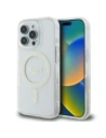 Guess GUHMP16XHFGERET Apple iPhone 16 Pro Max Hartschale IML Glitter Circle MagSafe transparent