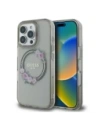 Etui Guess GUHMP16XHFWFCK Apple iPhone 16 Pro Max hardcase IML Flowers Wreath MagSafe czarny/black
