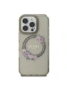 Hurtownia GSM - Guess GUHMP16XHFWFCK Apple iPhone 16 Pro Max Hardcase IML Blumenkranz MagSafe schwarz - GUE4091 - {ean13} - Hurt