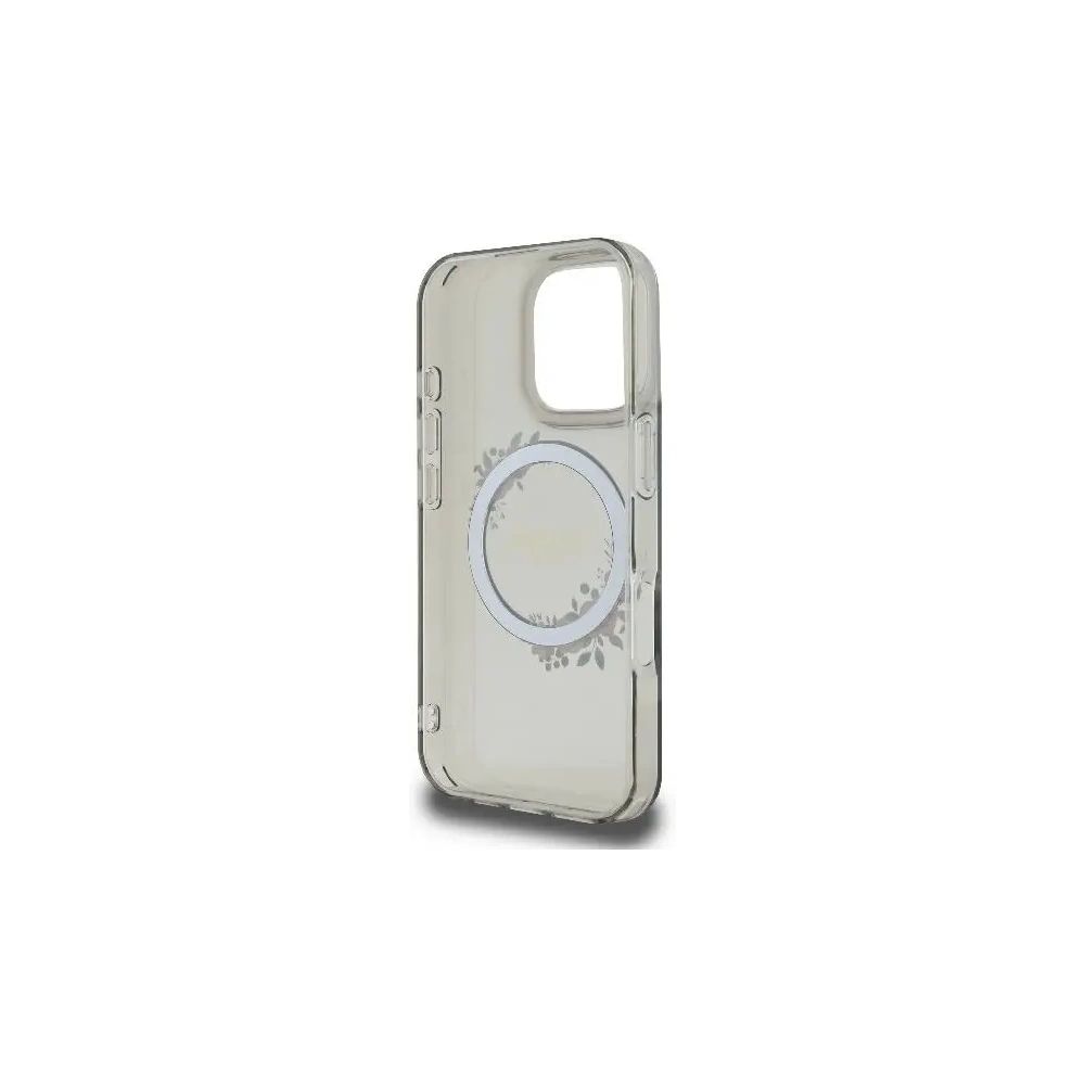 Hurtownia GSM - Guess GUHMP16XHFWFCK Apple iPhone 16 Pro Max Hardcase IML Blumenkranz MagSafe schwarz - GUE4091 - {ean13} - Hurt