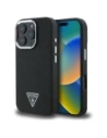 Guess GUHMP16XPGTSPSK Apple iPhone 16 Pro Max hardcase Grained Triangle MagSafe black
