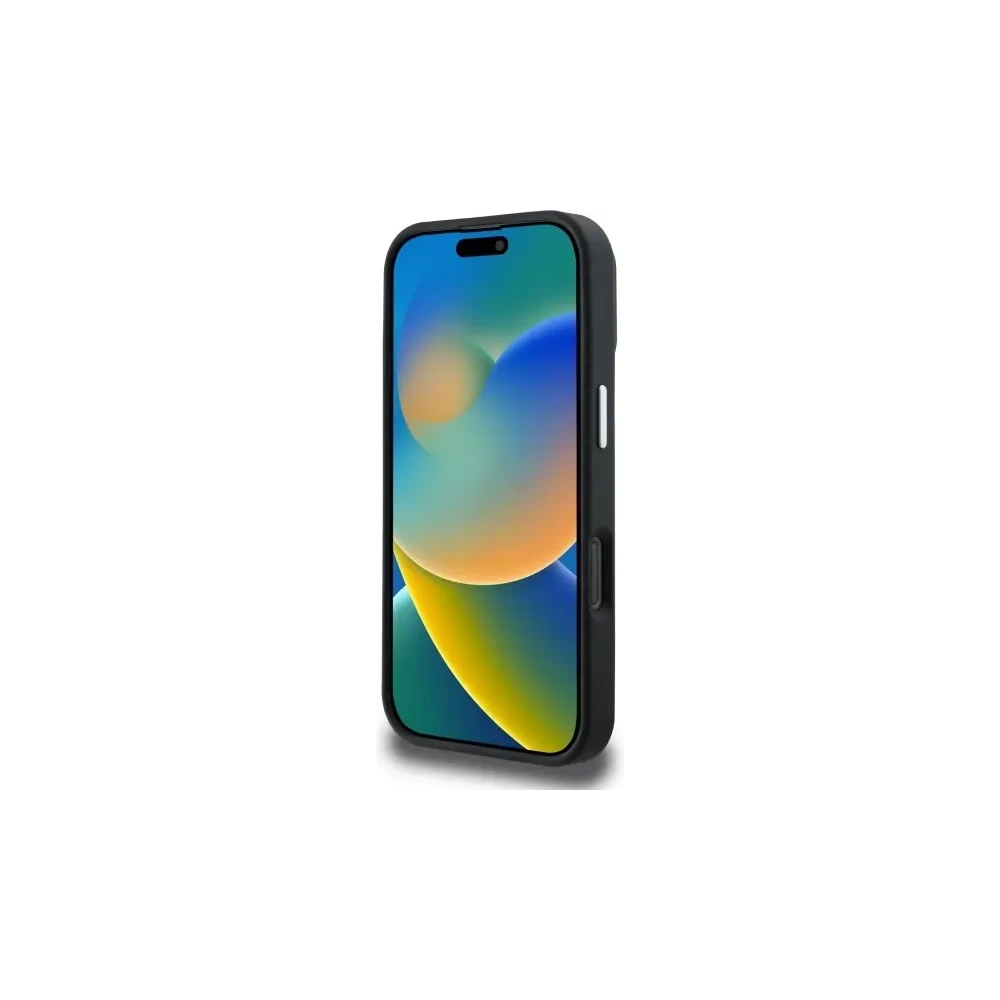 Wholesale Guess GUHMP16XPGTSPSK Apple iPhone 16 Pro Max hardcase Grained Triangle MagSafe black - GUE4092 - {ean13} - Hurt