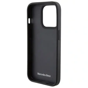 Hurtownia GSM - Etui Mercedes MEHCP15L8ROLK Apple iPhone 15 Pro hardcase Leather Wave Patern czarny/black - MRS144 - {ean13} - Hurt