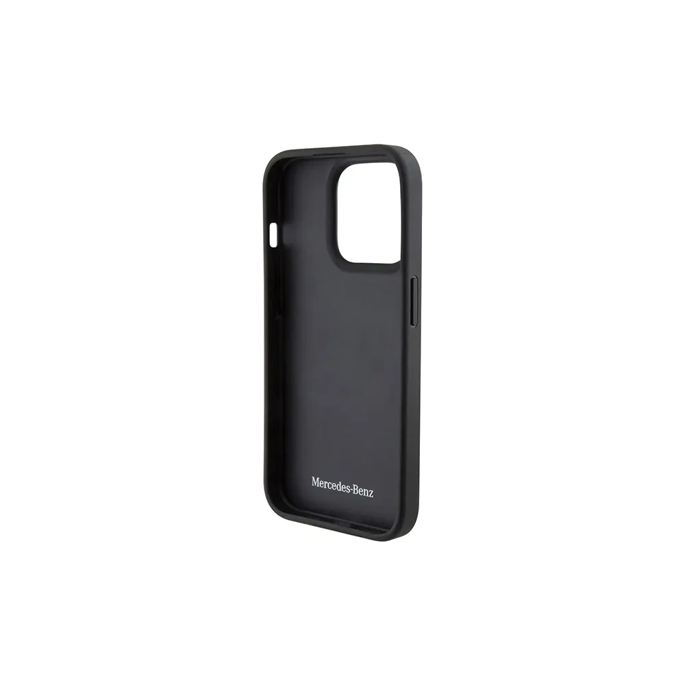 Hurtownia GSM - Etui Mercedes MEHCP15L8ROLK Apple iPhone 15 Pro hardcase Leather Wave Patern černý/black - MRS144 - {ean13} - Hurt