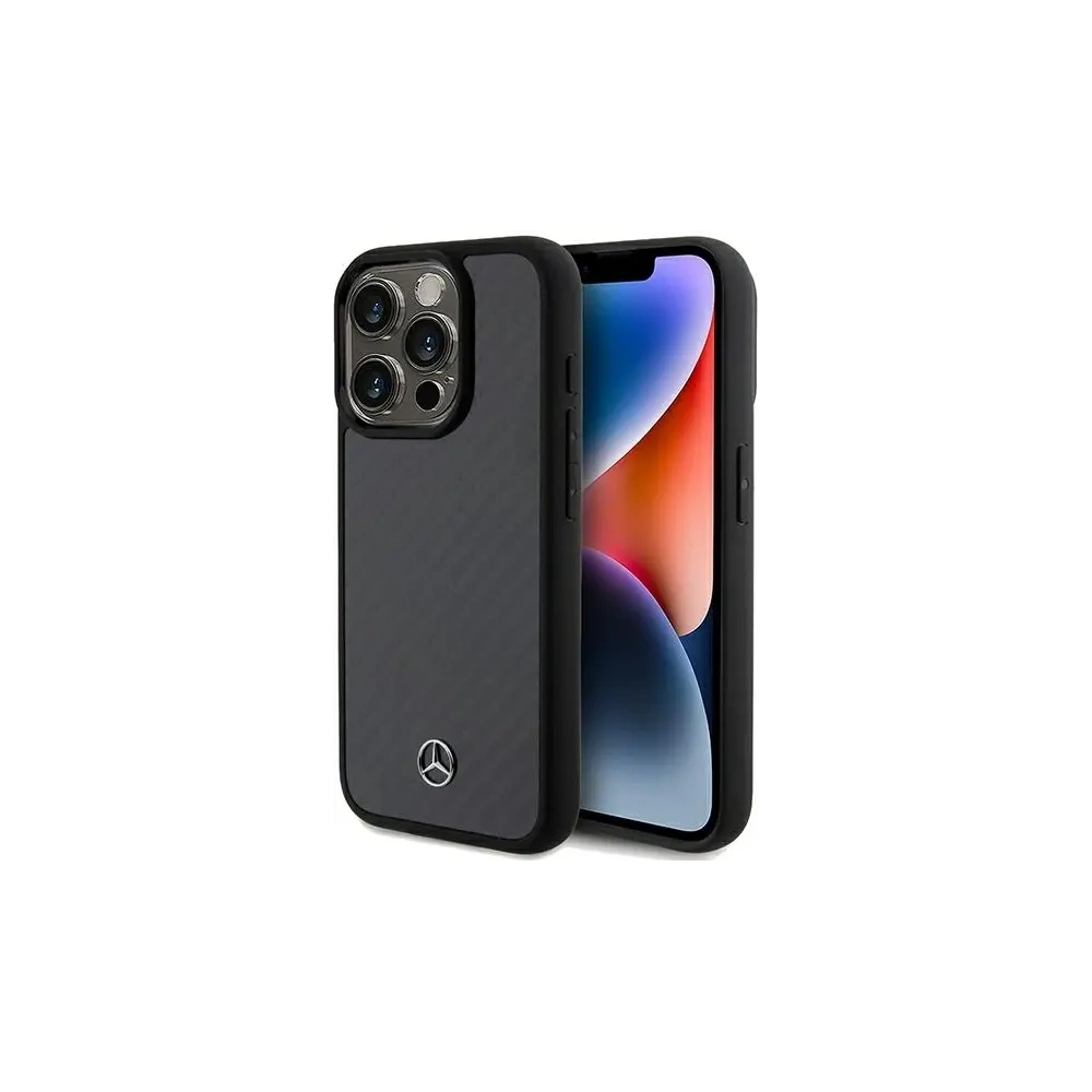 Hurtownia GSM - Etui Mercedes MEHCP15LRCABK Apple iPhone 15 Pro hardcase Carbon Fiber Dynamic czarny/black - MRS147 - {ean13} - Hurt