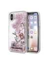 Hurtownia GSM - Karl Lagerfeld KLHCPXKSICRO iPhone X/Xs różowo-złoty/rose gold hard case Iconic Patterns Liquid Glitter - KLD211RS - {ean13} - Hurt