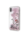 Hurtownia GSM - Karl Lagerfeld KLHCPXKSICRO iPhone X/Xs różowo-złoty/rose gold hard case Iconic Patterns Liquid Glitter - KLD211RS - {ean13} - Hurt