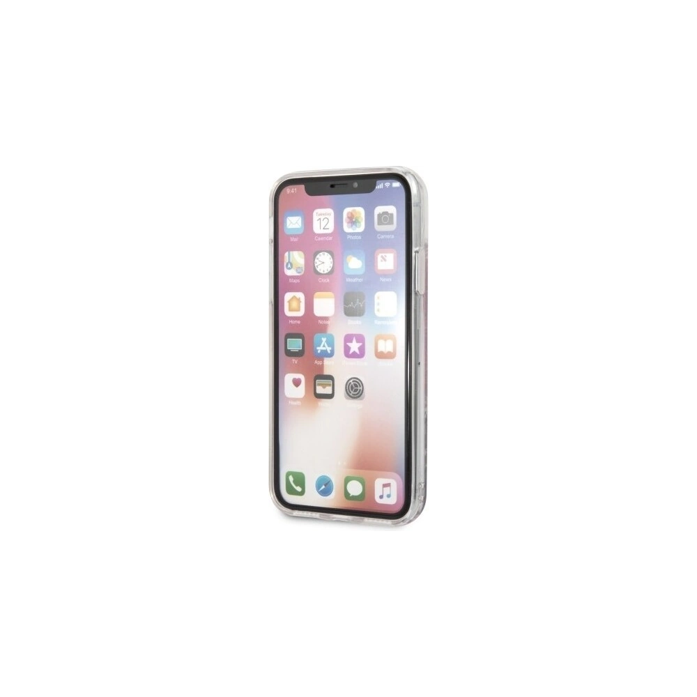 Hurtownia GSM - Karl Lagerfeld KLHCPXKSICRO iPhone X/Xs różowo-złoty/rose gold hard case Iconic Patterns Liquid Glitter - KLD211RS - {ean13} - Hurt