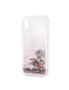 Hurtownia GSM - Karl Lagerfeld KLHCPXKSICRO iPhone X/Xs różowo-złoty/rose gold hard case Iconic Patterns Liquid Glitter - KLD211RS - {ean13} - Hurt