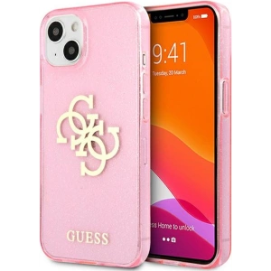 Hurtownia GSM - [OUTLET] Case Guess GUHCP13SPCUGL4GPI Apple iPhone 13 mini rosa/pink Hartschale Glitter 4G Big Logo - OT-747 - {ean13} - Hurt
