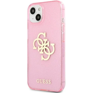 Hurtownia GSM - [OUTLET] Etui Guess GUHCP13SPCUGL4GPI Apple iPhone 13 mini roz/pink hard case Glitter 4G Big Logo - OT-747 - {ean13} - Hurt