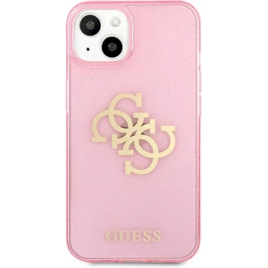 Hurtownia GSM - [OUTLET] Etui Guess GUHCP13SPCUGL4GPI Apple iPhone 13 mini różowy/pink hard case Glitter 4G Big Logo - OT-747 - {ean13} - Hurt