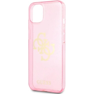 Hurtownia GSM - [OUTLET] Case Guess GUHCP13SPCUGL4GPI Apple iPhone 13 mini rosa/pink Hartschale Glitter 4G Big Logo - OT-747 - {ean13} - Hurt